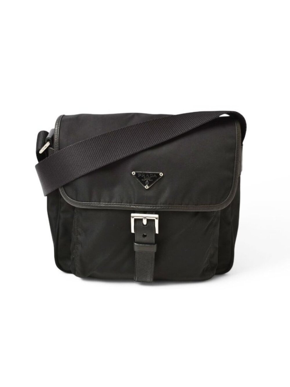 Prada Shoulder Bag Crossbody Nylon Black Bt0173